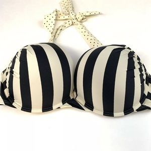 Victoria Secret bombshell bikini striped 32b